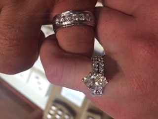 Got our wedding bands! Show me yours!