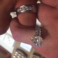 Got our wedding bands! Show me yours!