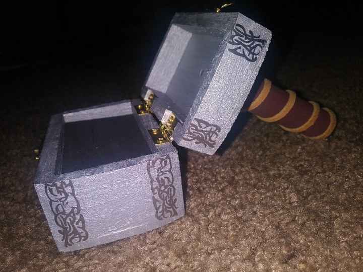 Thor Hammer Ring Box - 2