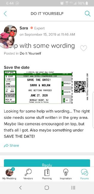 Show me your Save the Dates! 15