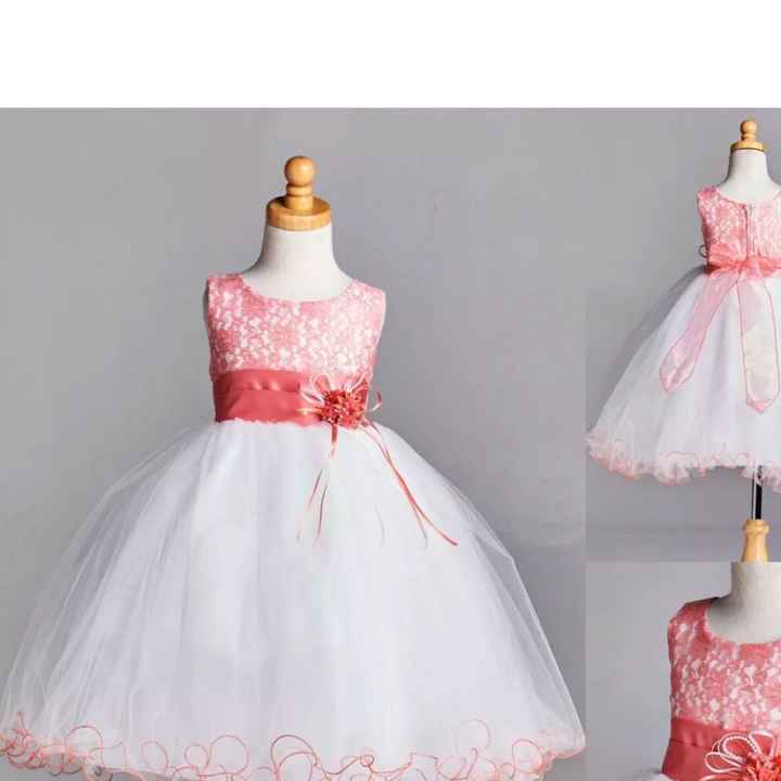 Flower girl dress - 1