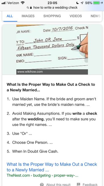 Not changing my name - how to put it on our wedding website 1