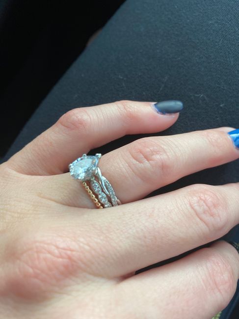 Mismatched engagement and wedding rings..yay or nay? 7