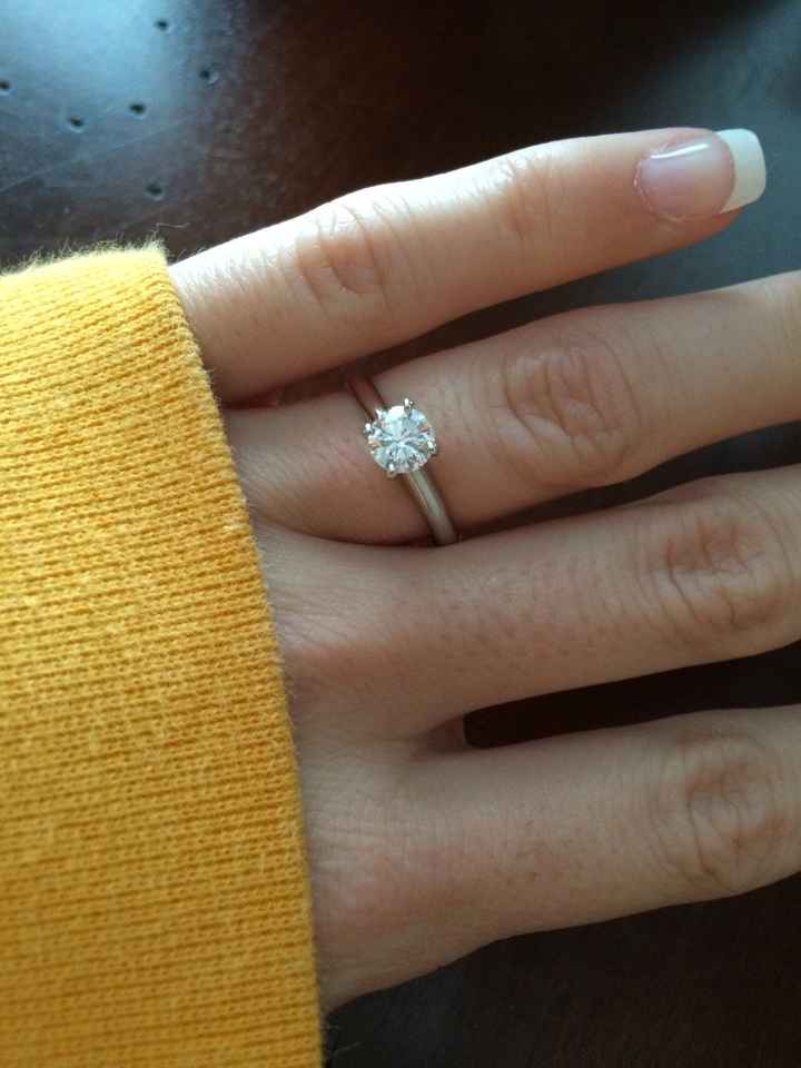 How many of you picked out your engagement ring??