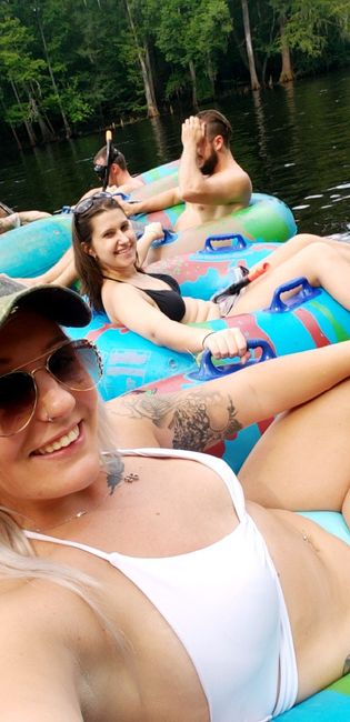 Floating down the spring