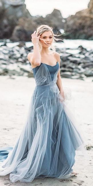 Blue wedding dress 2
