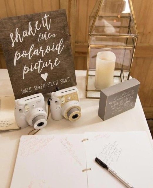 Help! Need creative ideas for a guest book. 5