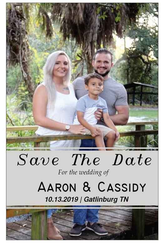 Our save the date 