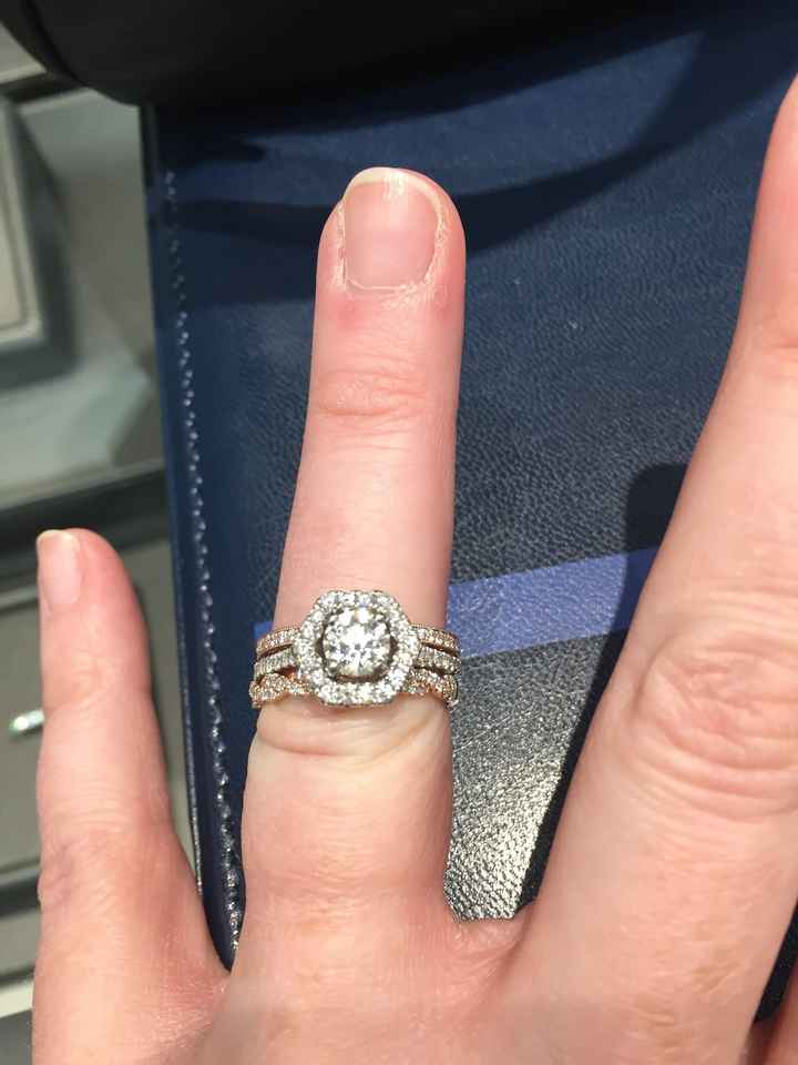Picked up our rings!