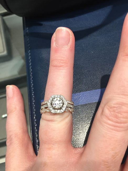 Picked up our rings!