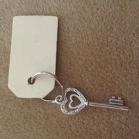 DIY Heart Keychain Favors. (pic included) I need honest opinions..