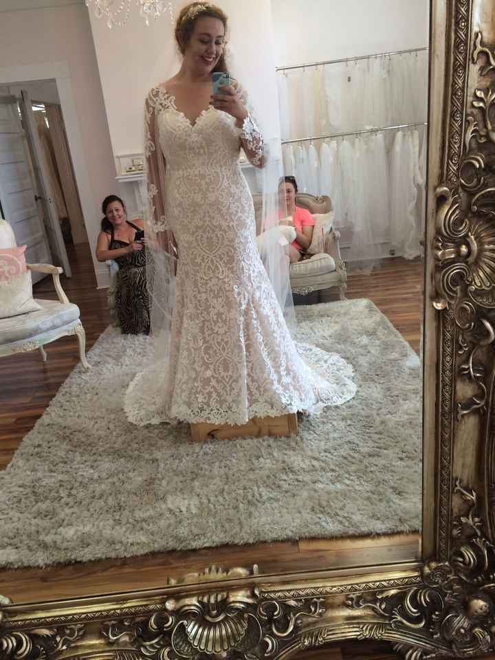 Let's see your wedding dresses.