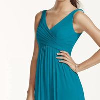 Pearls with a v-neck dress?