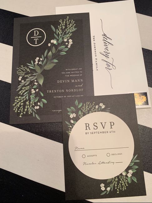 My invitations came! - 1