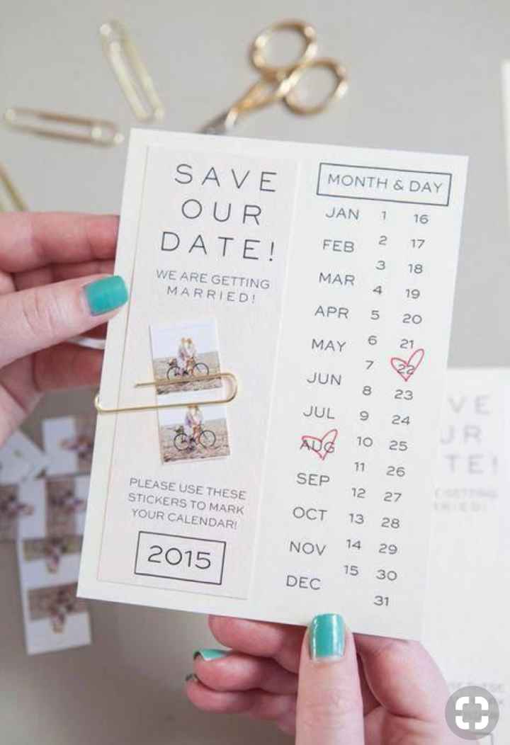 Save the dates? - 1