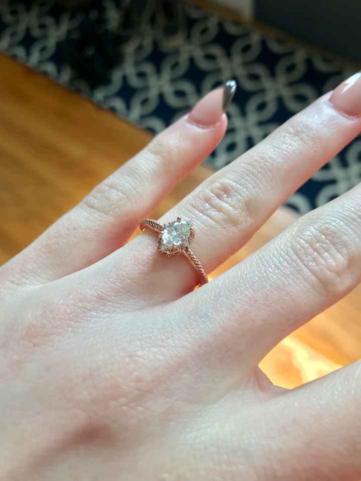 🗣 Rose Gold Rings - 1