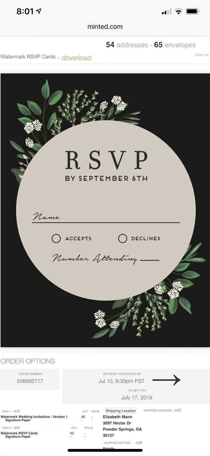 Where are you getting your invitations? - 2