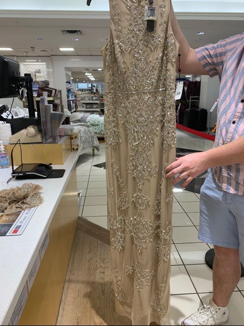 Mother refusing to wear dress - 1