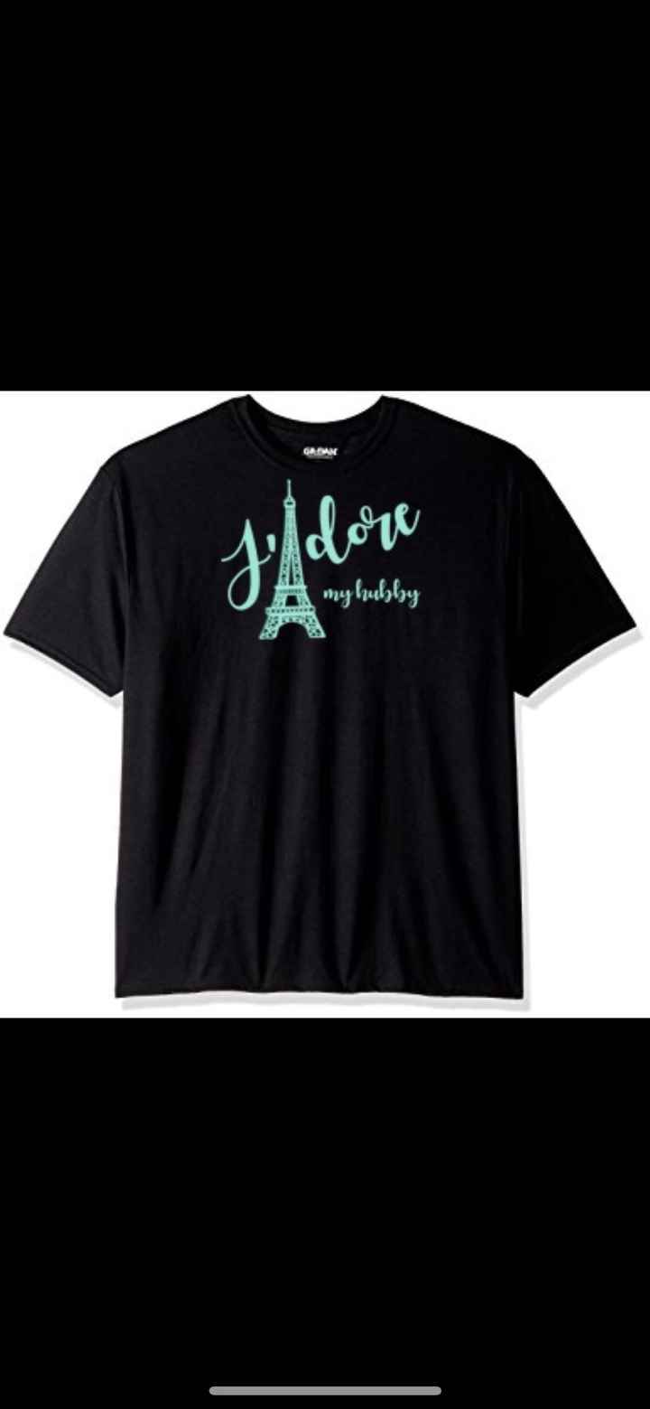 Did you buy any newlywed apparel to wear on the honeymoon? - 1