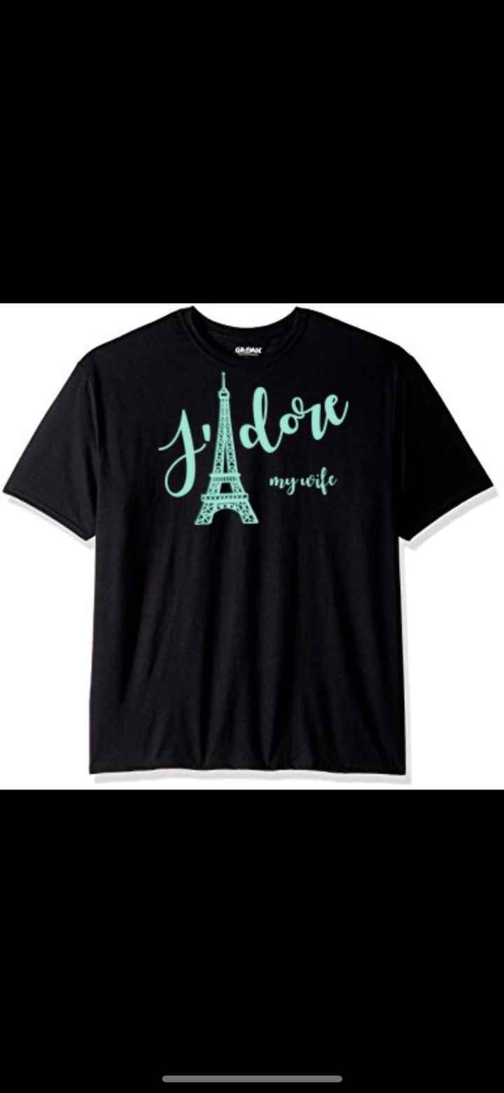 Did you buy any newlywed apparel to wear on the honeymoon? - 2