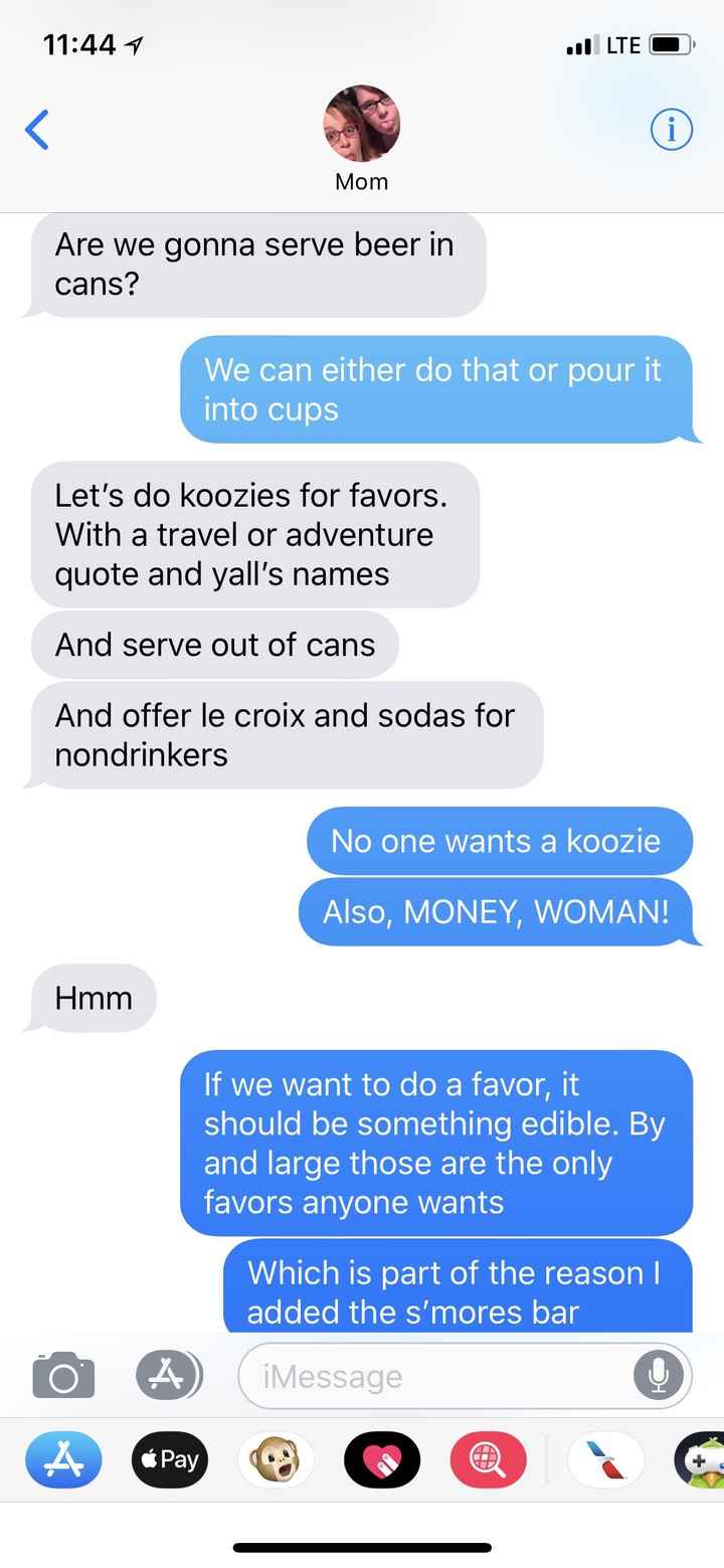 Mom might care more than i do - 1