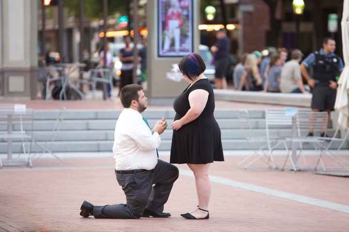 We're officially officially engaged!