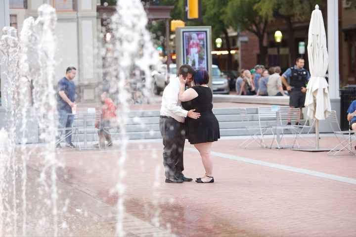 We're officially officially engaged!