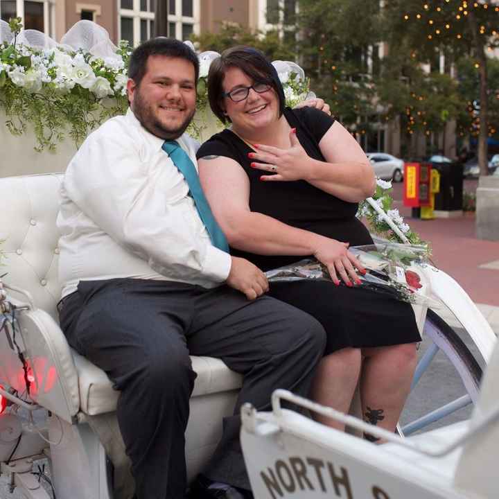 We're officially officially engaged!