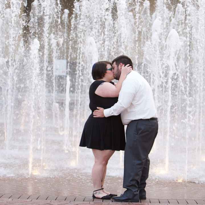 We're officially officially engaged!