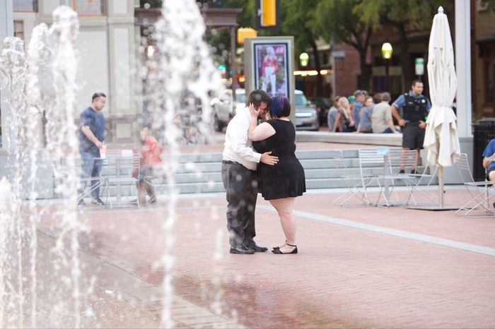 We're officially officially engaged!