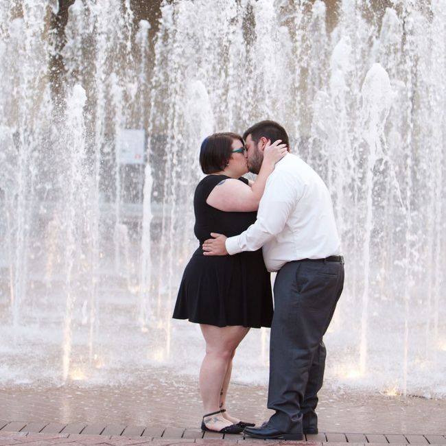 We're officially officially engaged!