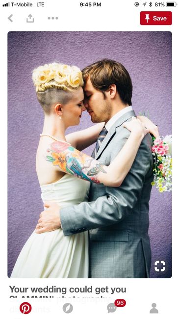 Hair ideas for shaved sides?
