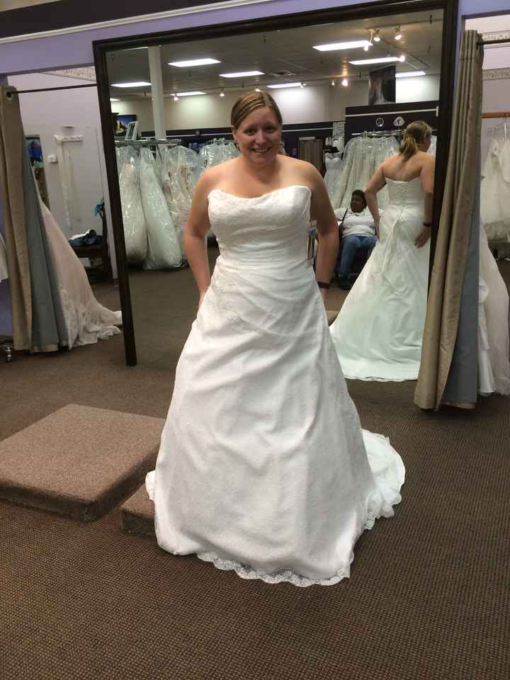 I said yes to the dress!