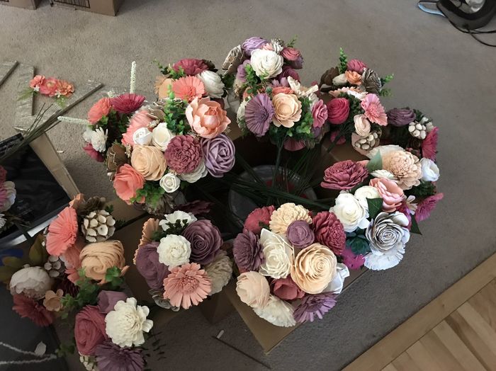 Show me your wooden or paper flowers!