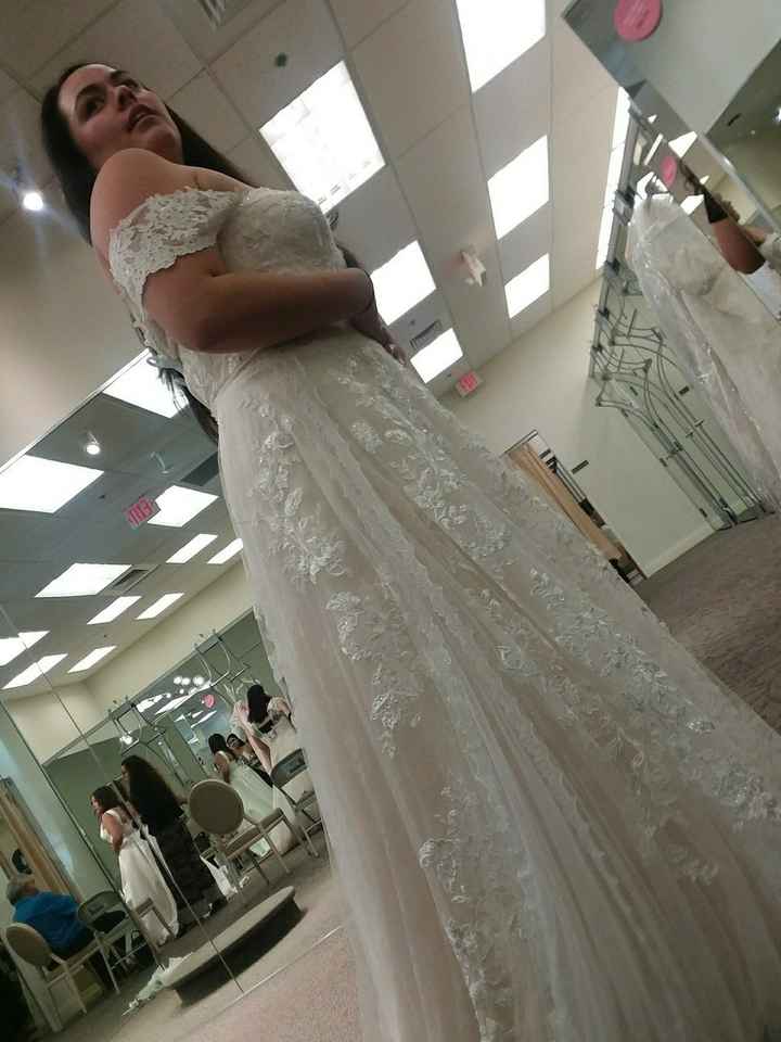 Found my dress but couldn't bring myself to say yes.