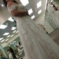 Found my dress but couldn't bring myself to say yes.