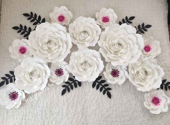 Giant Paper Flower Wall
