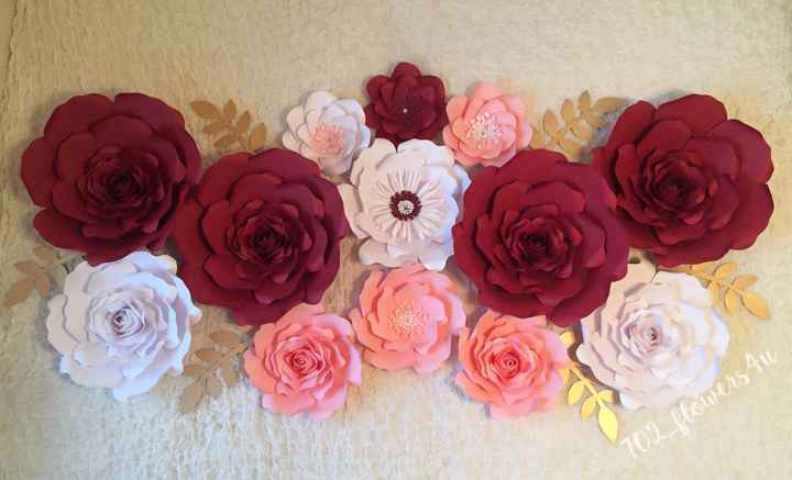 Giant Paper Flower Wall