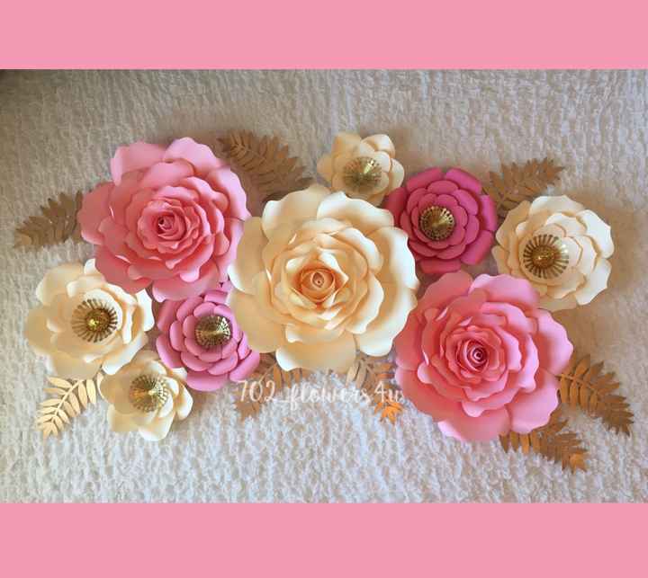 Giant Paper Flower Wall