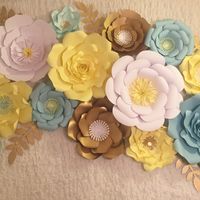 Giant Paper Flower Wall