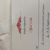 Too funny- my very first RSVP