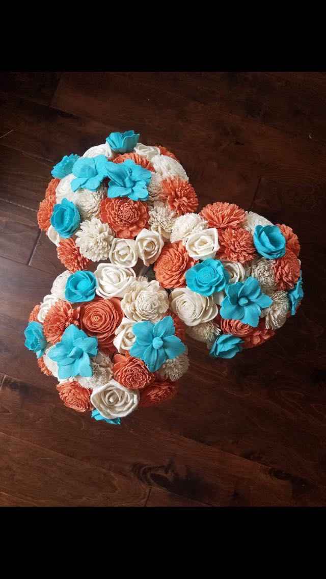  Sola wood flower bouquet - 1