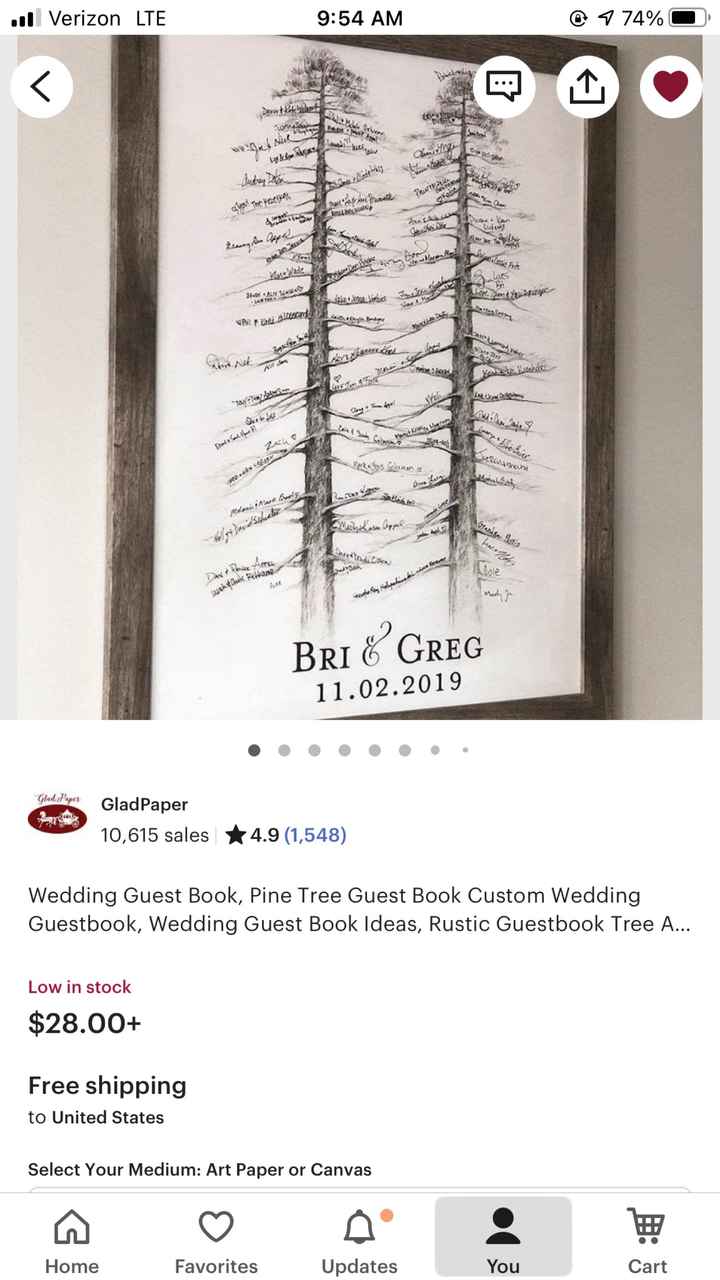Unique guestbook ideas? - 1