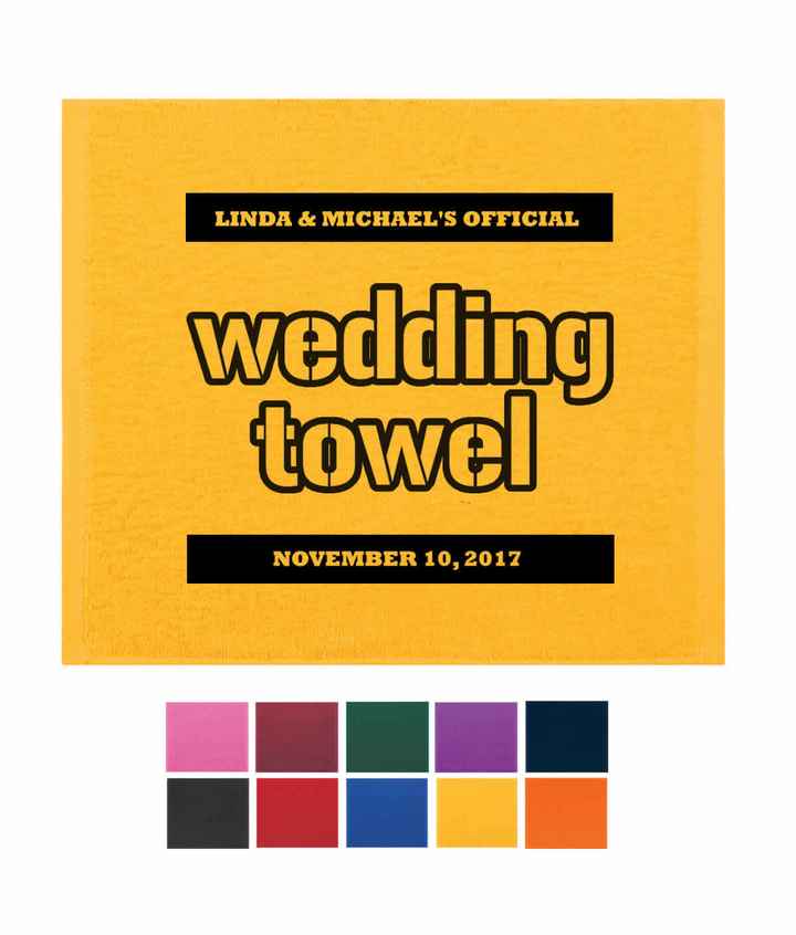 Terrible "Wedding" Towels