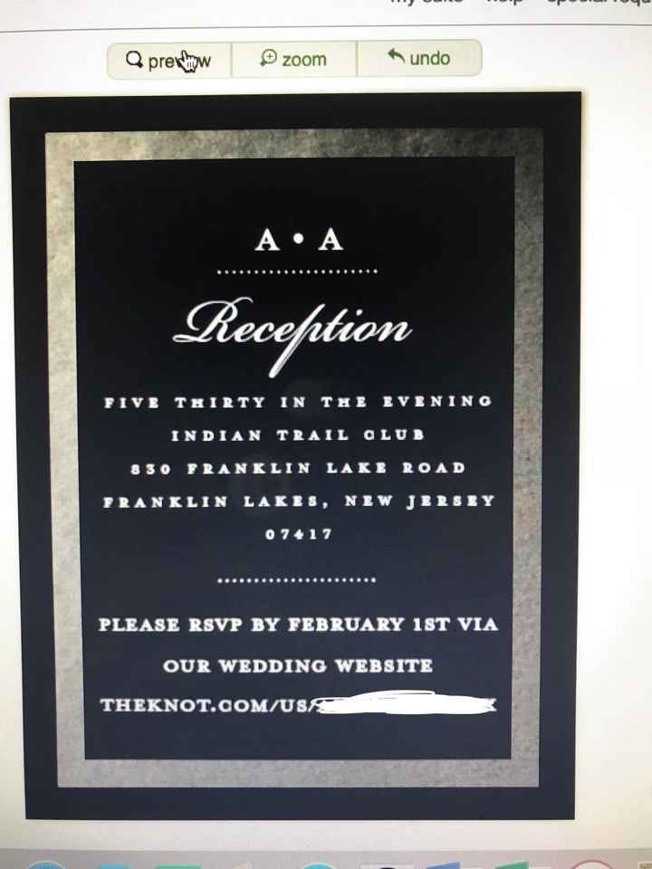 RSVP card vs website rsvp