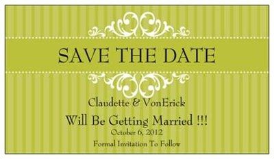 SAVE THE DATE (PICS) show me yours