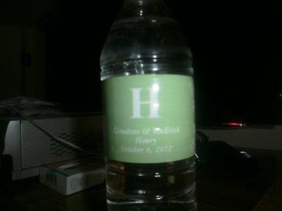 Water Bottle Labels from Oriental Trading