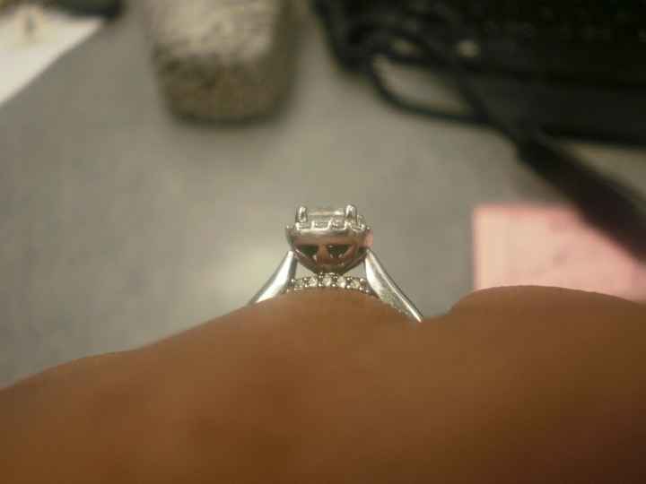 We haven't seen any BLING in a while!  Show off your rings!