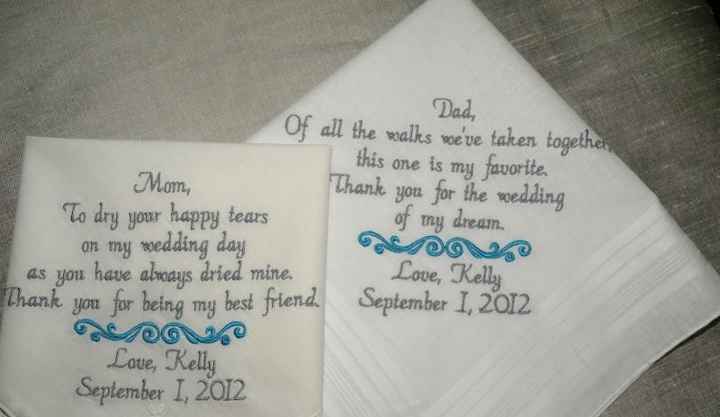 PARENT GIFTS ON WEDDING DAY!?