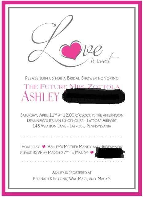 Bridal Shower Fun....